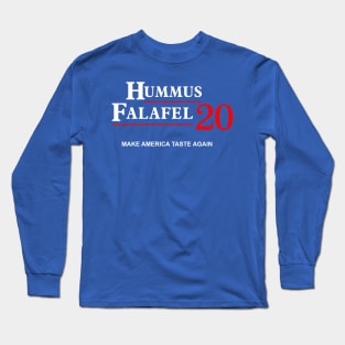 Vote Hummus, Falafel 2020 Long Sleeve T-Shirt